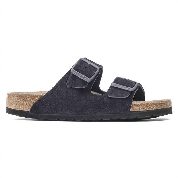 NEW BIRKENSTOCK women's arizona narrow sandal in midnight - Picture 3 of 3